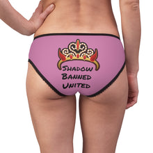 Load image into Gallery viewer, SAVAGE PRINCESS S.P. SHADOW BANNED UNITED Women&#39;s Briefs Pink
