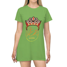 Load image into Gallery viewer, SAVAGE PRINCESS S.P. T-Shirt Dress lime
