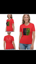 Load image into Gallery viewer, L.E.R. DESIGNS &quot;RED DREAD HEAD&quot; Women&#39;s T-shirt
