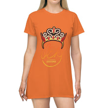Load image into Gallery viewer, SAVAGE PRINCESS S.P. T-Shirt Dress orange
