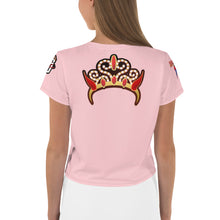 Load image into Gallery viewer, SAVAGE PRINCESS Gothic Teddy Crop Tee

