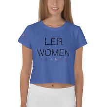 Load image into Gallery viewer, L.E.R. WOMEN FRANCE Crop Tee
