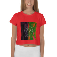Load image into Gallery viewer, L.E.R. DESIGNS &quot;RED DREAD KING&quot; Crop Tee
