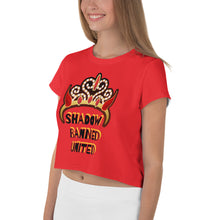 Load image into Gallery viewer, SAVAGE PRINCESS S.P. SHADOW BANNED UNITED Crop Tee

