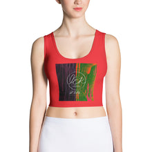 Load image into Gallery viewer, L.E.R. DESIGNS &quot;RED DREAD KING&quot; Crop Top
