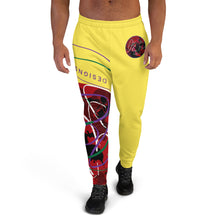 Load image into Gallery viewer, L.E.R. DESIGNS Men&#39;s Joggers cross cammo yellow

