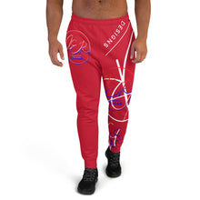 Load image into Gallery viewer, L.E.R. DESIGNS Men&#39;s Joggers red.wht.blu.red
