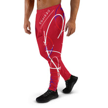 Load image into Gallery viewer, L.E.R. DESIGNS Men&#39;s Joggers red.wht.blu.red
