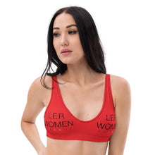 Load image into Gallery viewer, L.E.R. WOMEN FRANCE Recyled padded bikini top
