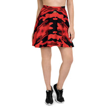 Load image into Gallery viewer, SAVAGE PRINCESS Red Cammo Skater Skirt
