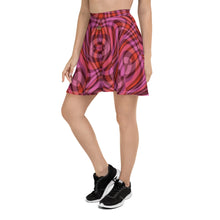 Load image into Gallery viewer, SAVAGE PRINCESS Wavy Plaid Skater Skirt
