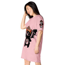 Load image into Gallery viewer, SAVAGE PRINCESS Gothic Teddy T-shirt dress

