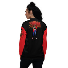 Load image into Gallery viewer, SAVAGE PRINCESS S.P. Unisex Bomber Jacket black.red
