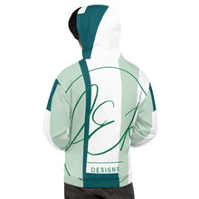 Load image into Gallery viewer, L.E.R. DESIGNS Abstract Green Unisex Hoodie
