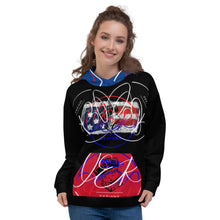 Load image into Gallery viewer, L.E.R. DESIGNS Unisex Hoodie red.wht.blu.black
