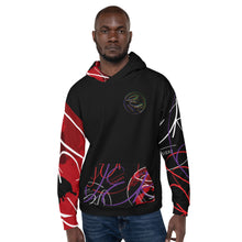 Load image into Gallery viewer, L.E.R. DESIGNS Unisex Hoodie half cammo black

