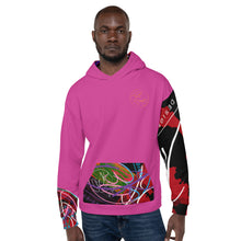 Load image into Gallery viewer, L.E.R. DESIGNS Unisex Hoodie cross cammo pink
