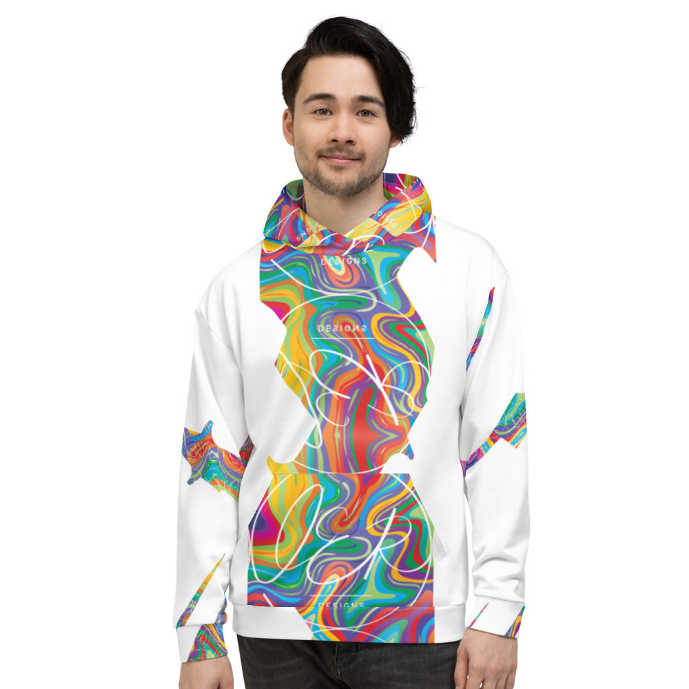 L.E.R. DESIGNS Psychedelic Drip Unisex Hoodie