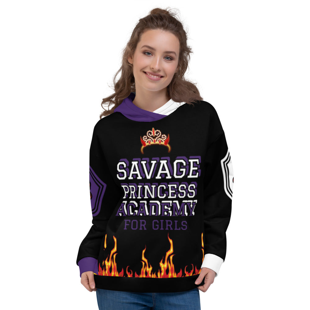 SAVAGE PRINCESS Academy Purp Unisex Hoodie