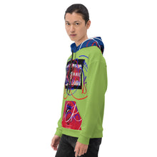 Load image into Gallery viewer, L.E.R. DESIGNS Unisex Hoodie red.wht.blu.green
