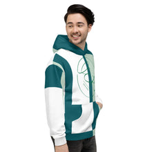 Load image into Gallery viewer, L.E.R. DESIGNS Abstract Green Unisex Hoodie
