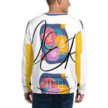 Load image into Gallery viewer, L.E.R. DESIGNS Line Art Roses Unisex Sweatshirt
