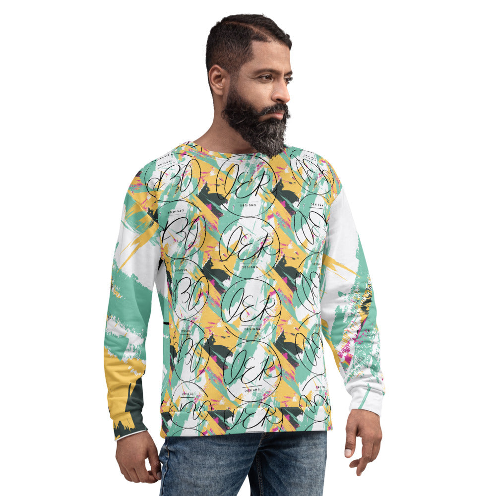 L.E.R. DESIGNS Abstract Artgyle Unisex Sweatshirt