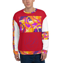 Load image into Gallery viewer, L.E.R. DESIGNS Abstract Watercolors Unisex Sweatshirt
