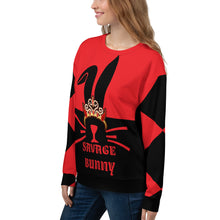 Load image into Gallery viewer, SAVAGE PRINCESS Savage Bunny Unisex Sweatshirt
