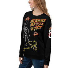 Load image into Gallery viewer, SAVAGE PRINCESS Savage Skate Crew Unisex Sweatshirt
