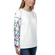 Load image into Gallery viewer, L.E.R. DESIGNS Unisex Sweatshirt multi-colored wht
