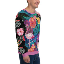 Load image into Gallery viewer, L.E.R. DESIGN Flamingo&#39;s Unisex Sweatshirt
