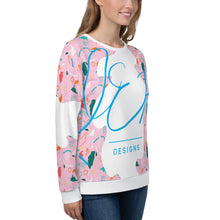 Load image into Gallery viewer, L.E.R. DESIGNS Abstract Pinkee Unisex Sweatshirt

