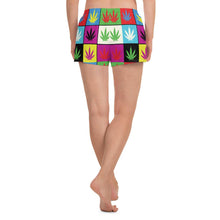 Load image into Gallery viewer, SAVAGE PRINCESS Multicolor Weed Leaf Short Shorts
