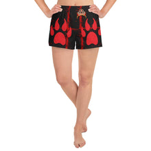 Load image into Gallery viewer, SAVAGE PRINCESS Red Wolf Paw Short Shorts
