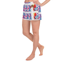 Load image into Gallery viewer, SAVAGE PRINCESS Misfit Punks 3 Women&#39;s Athletic Short Shorts
