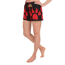 Load image into Gallery viewer, SAVAGE PRINCESS Red Wolf Paw Short Shorts
