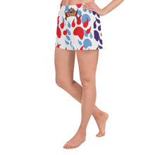 Load image into Gallery viewer, SAVAGE PRINCESS Multicolor Wolf Paw Short Shorts
