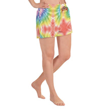 Load image into Gallery viewer, SAVAGE PRINCESS Tie Dye Women&#39;s Athletic Short Shorts
