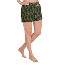 Load image into Gallery viewer, SAVAGE PRINCESS Green Cat Scratch Short Shorts
