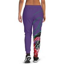 Load image into Gallery viewer, L.E.R. DESIGNS Women&#39;s Joggers cross cammo purple
