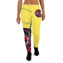 Load image into Gallery viewer, L.E.R. DESIGNS Women&#39;s Joggers cross cammo yellow
