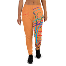 Load image into Gallery viewer, L.E.R. DESIGNS Women&#39;s Joggers multi-colored orange
