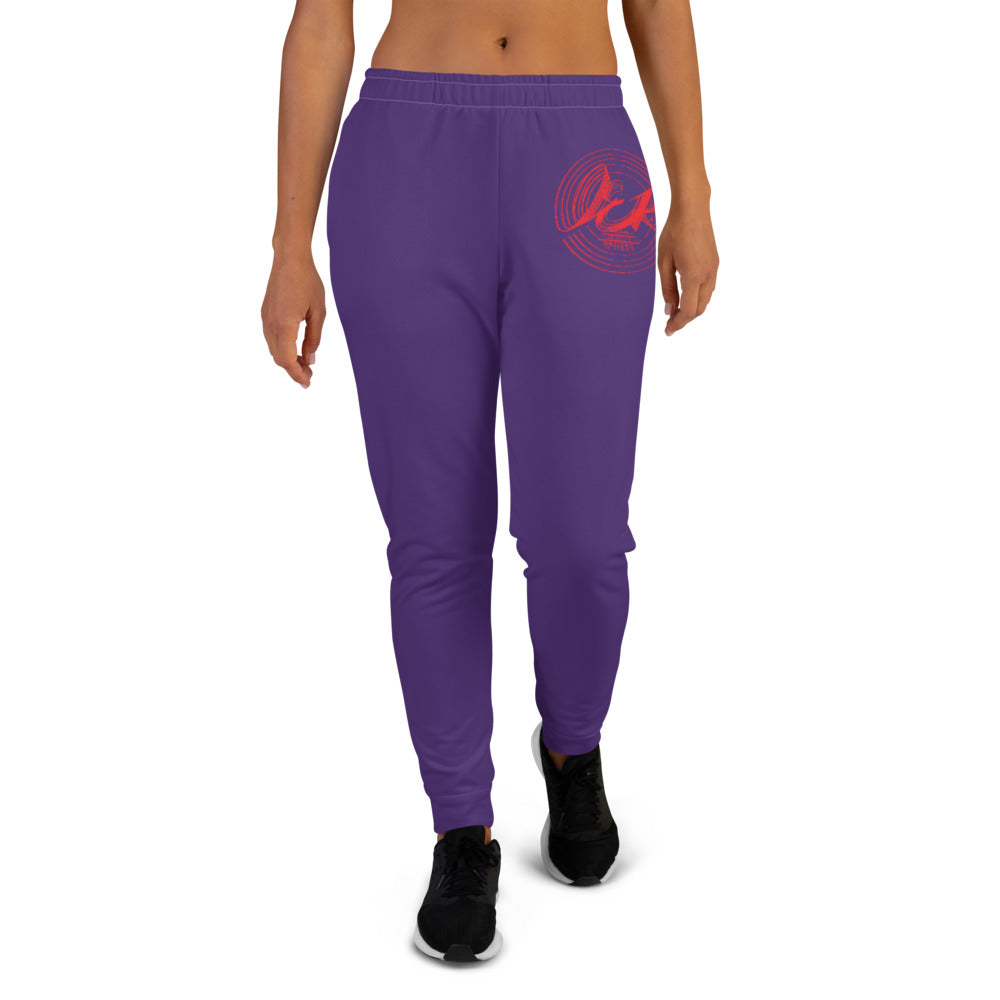 L.E.R. DESIGNS Women's Joggers purple.red