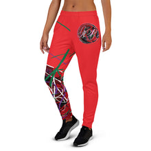 Load image into Gallery viewer, L.E.R. DESIGNS Women&#39;s Joggers cross cammo red
