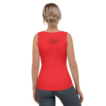 Load image into Gallery viewer, L.E.R. DESIGNS Cut &amp; Sew Tank Top red
