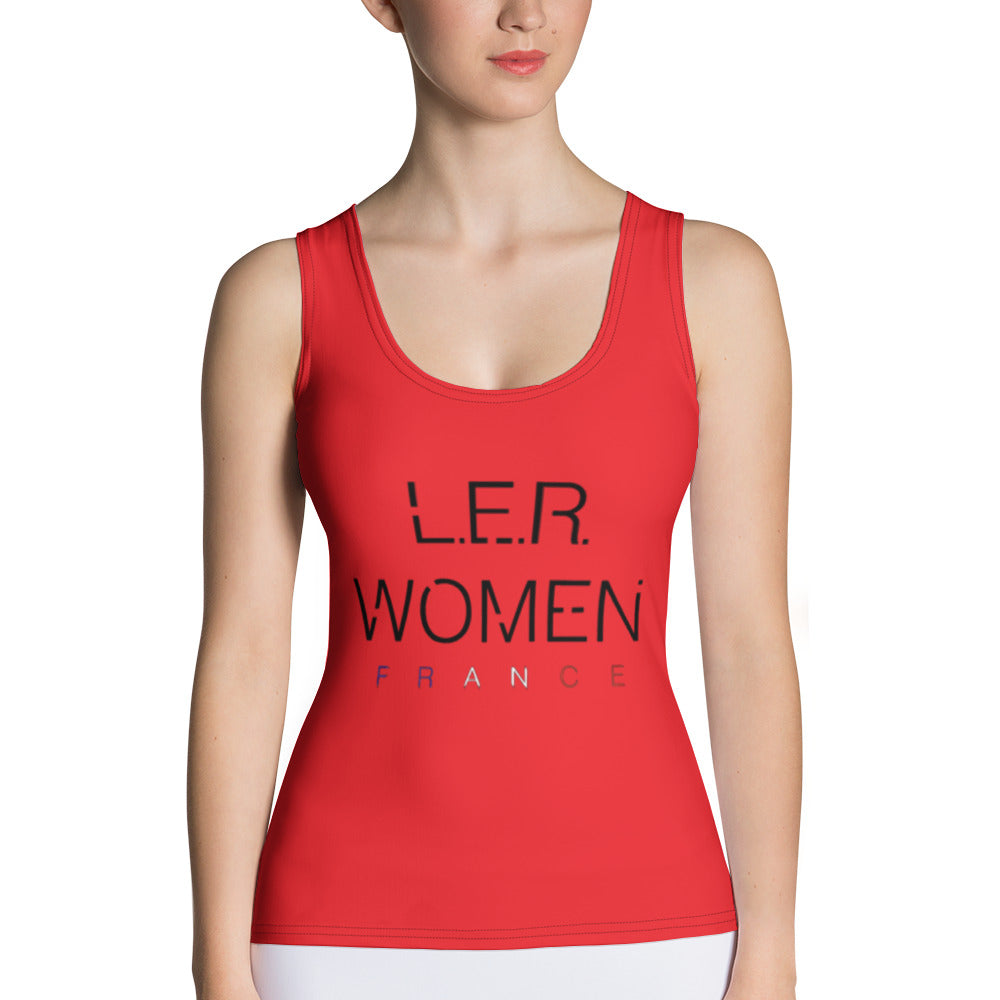 L.E.R. WOMEN FRANCE Cut & Sew Tank Top