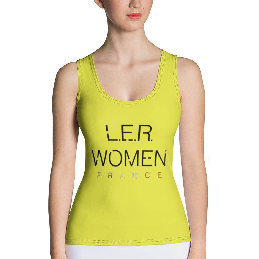 L.E.R. WOMEN FRANCE Cut & Sew Tank Top