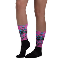 Load image into Gallery viewer, L.E.R. DESIGNS Socks dark pink.king
