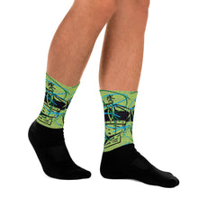 Load image into Gallery viewer, L.E.R. DESIGNS Socks lime.king
